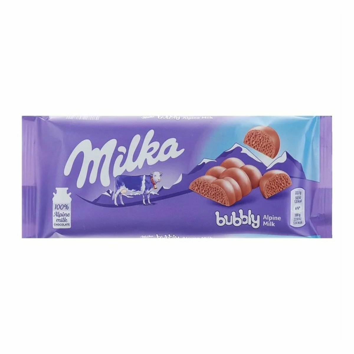 Шоколад Milka Bubbles Молочный пористый 76г - фото №10