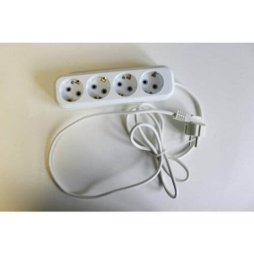 Сетевой удлинитель ПЕРЕСВЕТ с заземлением на 4 гнезда шнур ПВС 3х1 - 5м 4620003921407 990₽