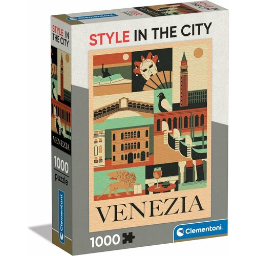 Пазл для взрослых Clementoni 1000 деталей: Венеция пазл для взрослых clementoni 500 деталей венеция