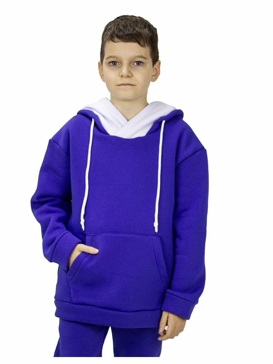 Худи Стильный Я размер 116 васильковый