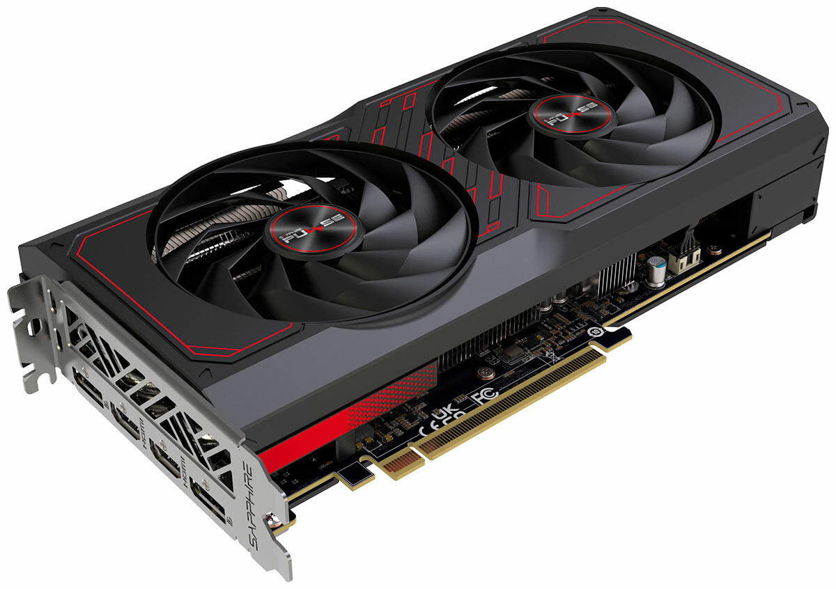 Видеокарта Sapphire RX7600XT PULSE GAMING OC 16GB GDDR6 128bit 2xDP 2xHDMI 2FAN