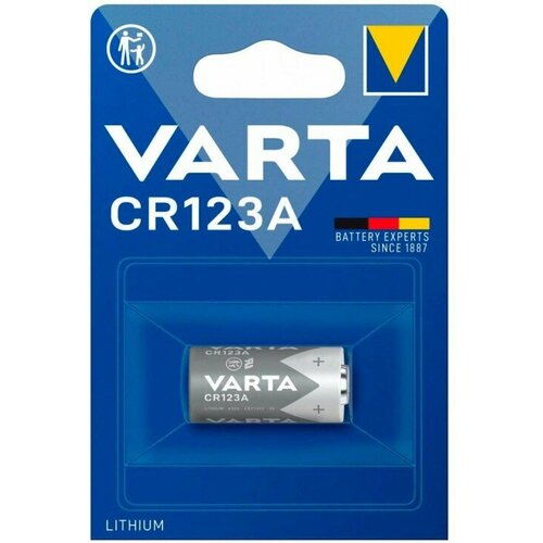 батарейка varta professional cr123a 1шт lithium 3v 6205 1 10 100 *06205301401, Батарейка Varta Professional CR123A 1шт Lithium 3V (6205) (1/10/100)