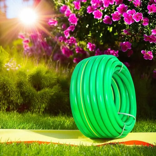 Шланг поливочный садовый Garden House 3/4 бухта 25 м армированный трехслойный для полива