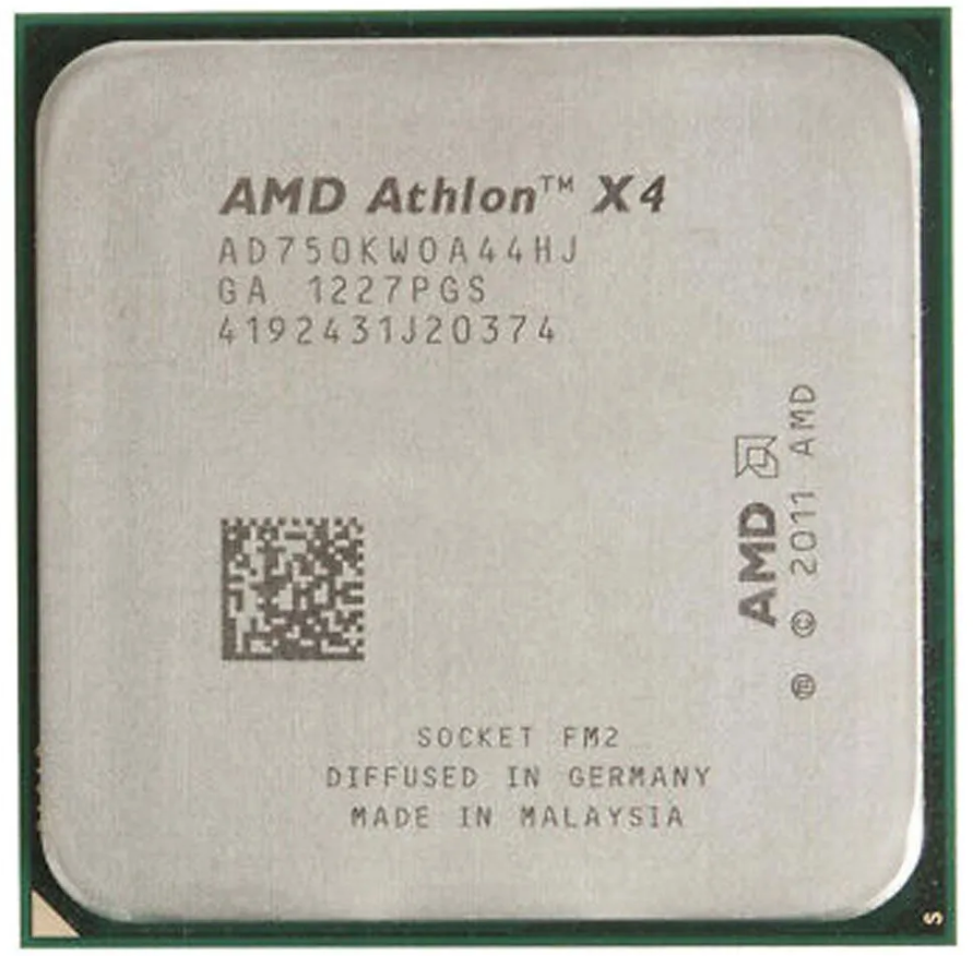 Процессор AMD Athlon II X4 750K Trinity FM2, 4 x 3400 МГц, OEM