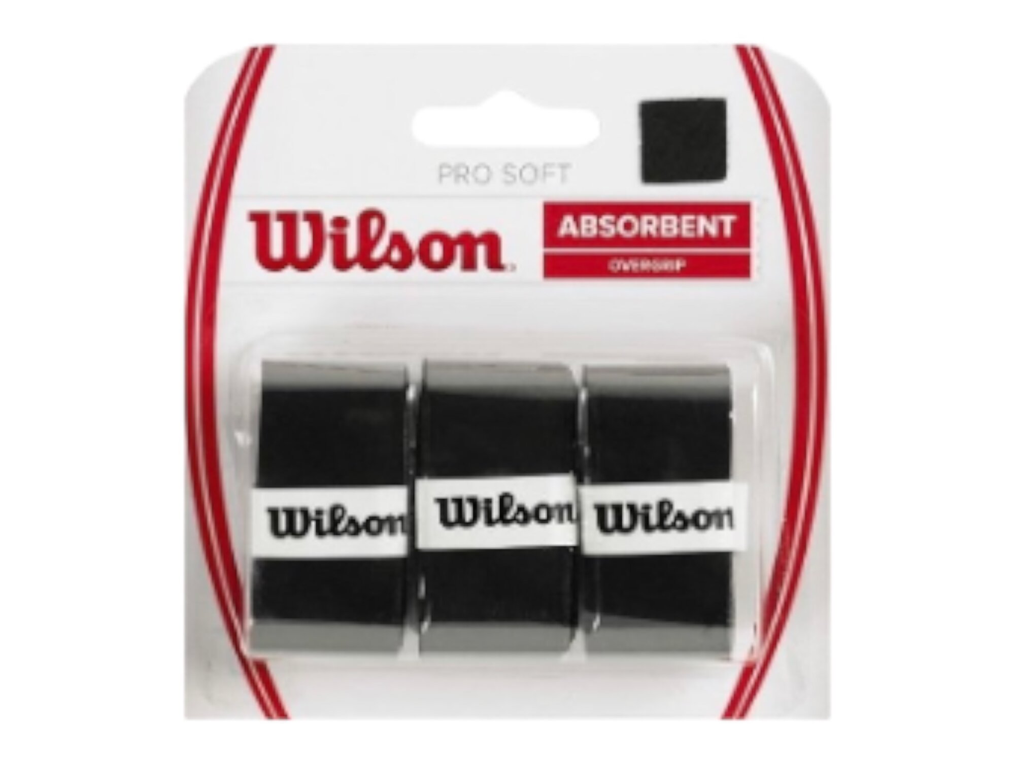 Намотка верхняя Wilson PRO Soft Absorbent 3шт. Черный