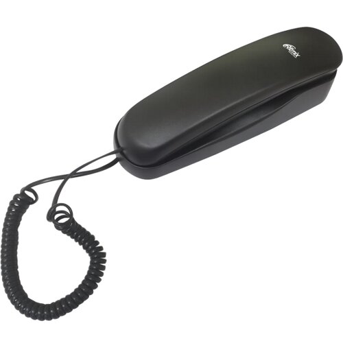 Телефон трубка проводной Ritmix RT-002 чёрный