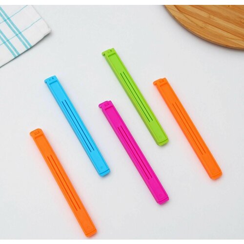 Набор зажимов для пакета 14 см 5 шт 264₽