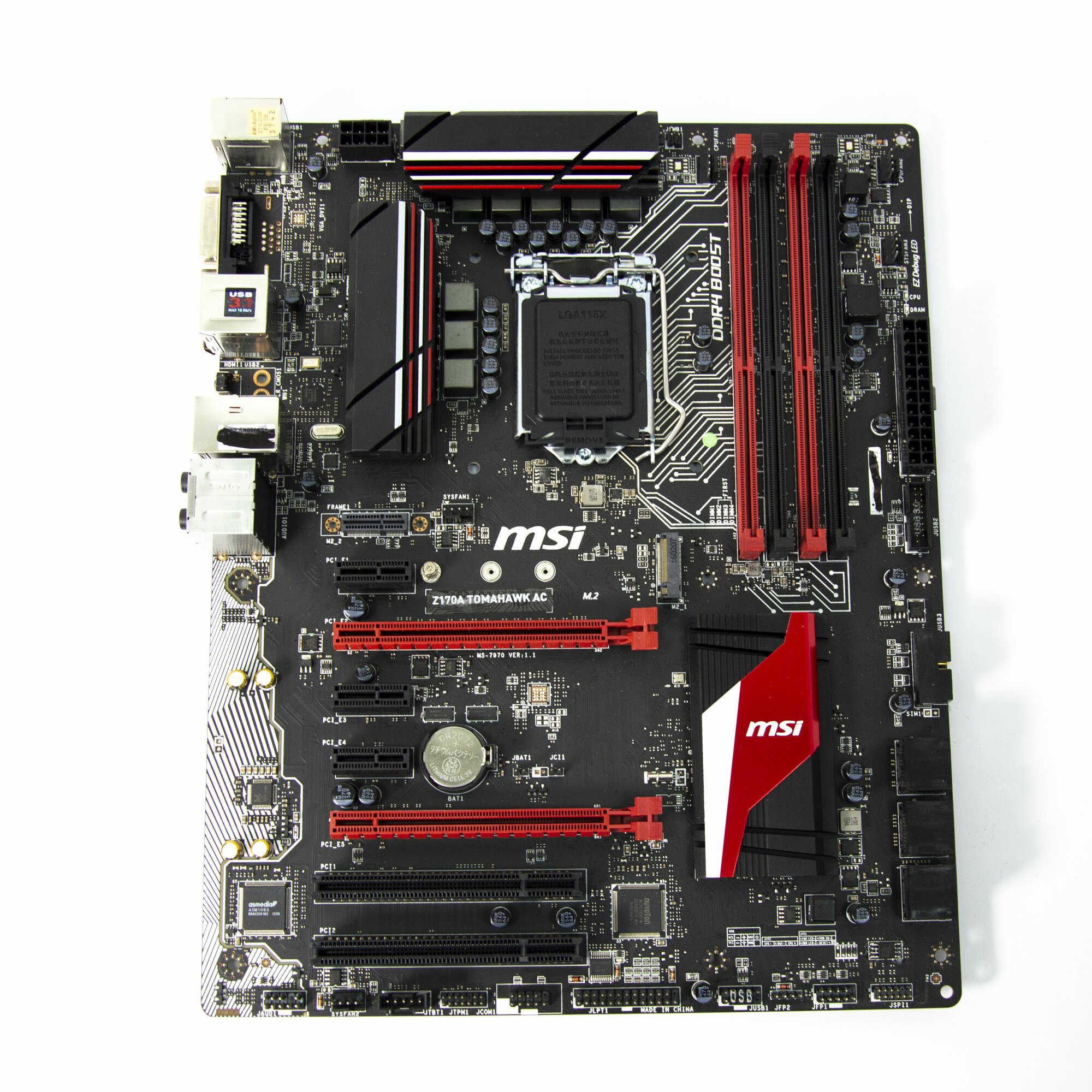 Материнская плата MSI Z170A Tomahawk AC LGA1151 DDR4 Wi-Fi + BT M.2 ATX