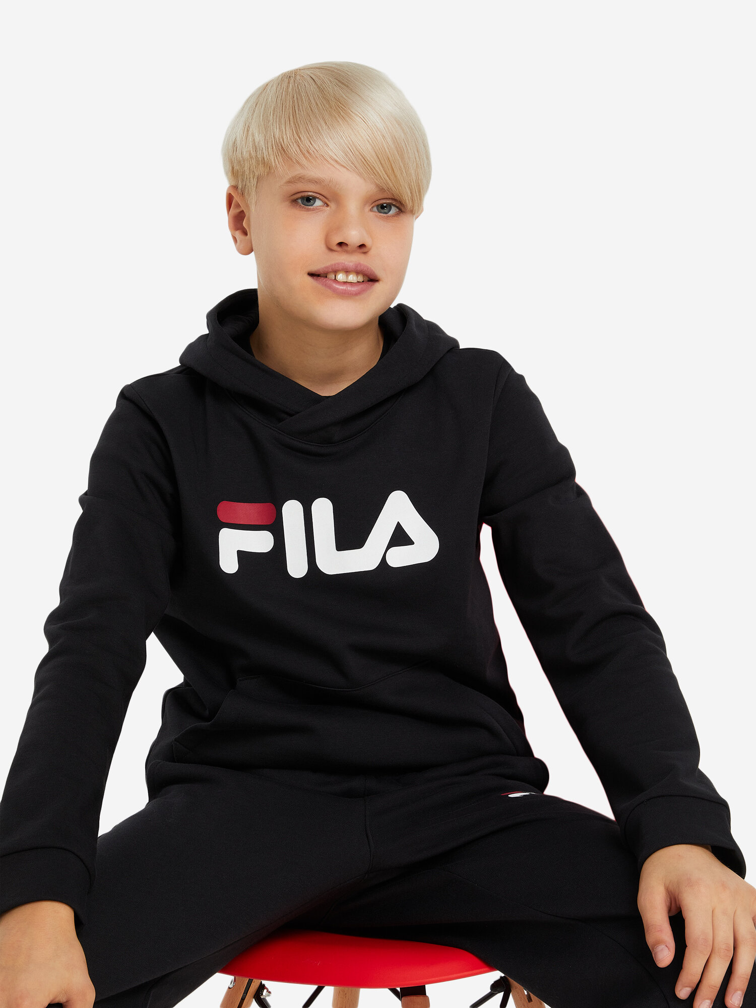 Худи Fila, размер 134-140, черный