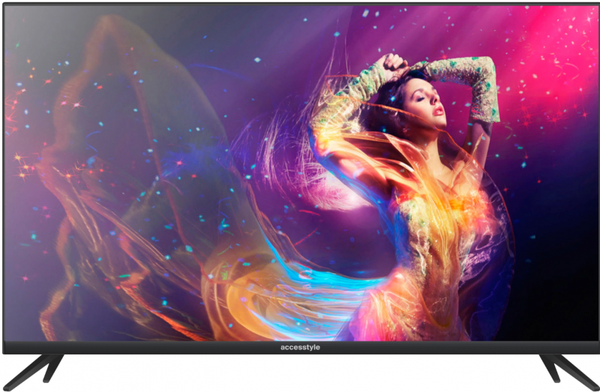 55" Телевизор Accesstyle 4K Ultra HD на платформе YaOS, U55EY1500B, черный