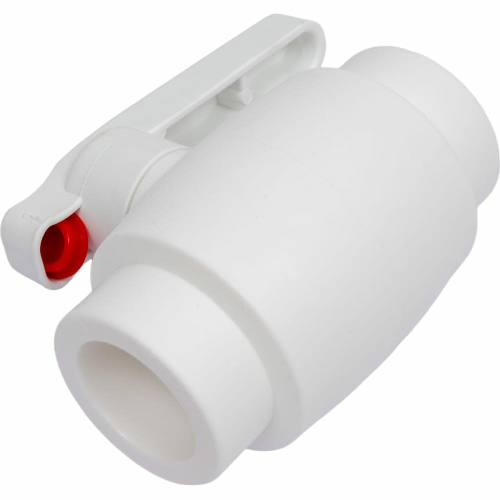 фото PRO AQUA PP-R Шаровой кран полнопроходной Белый 32 PA40012