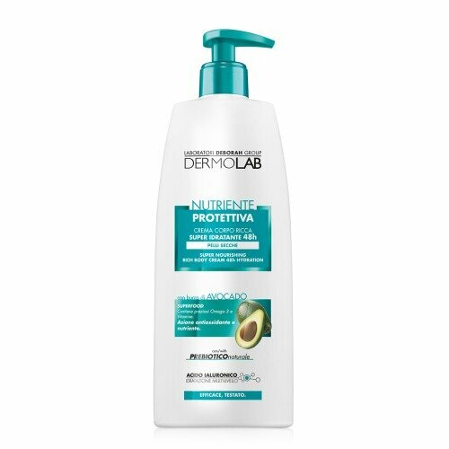 DEBORAH DERMOLAB Крем для тела интенсивное увлажнение INTENSIVE HYDRATION BODY CREAM 48h-NORMAL SKIN-400 мл