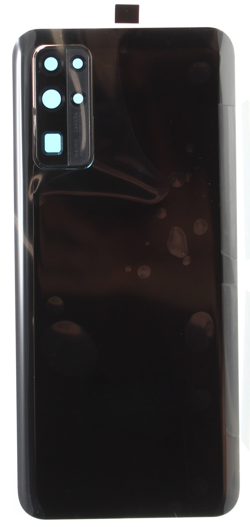 Задняя крышка для Huawei Honor 30/30 Premium/Nova 7 (BMH-AN10) Черная (Со стеклом камеры и скотчем)