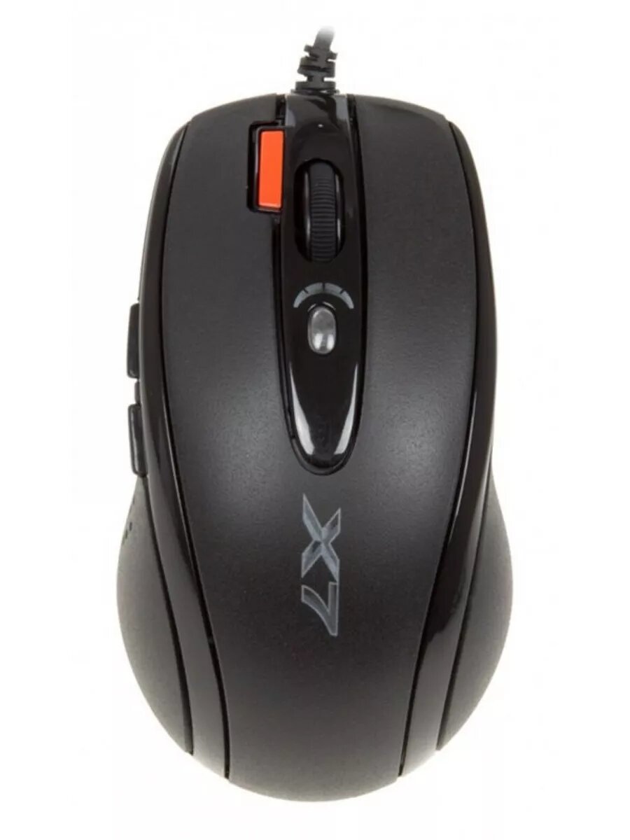 Мышь X-710BK черный оптическая (2000dpi) USB (7but)