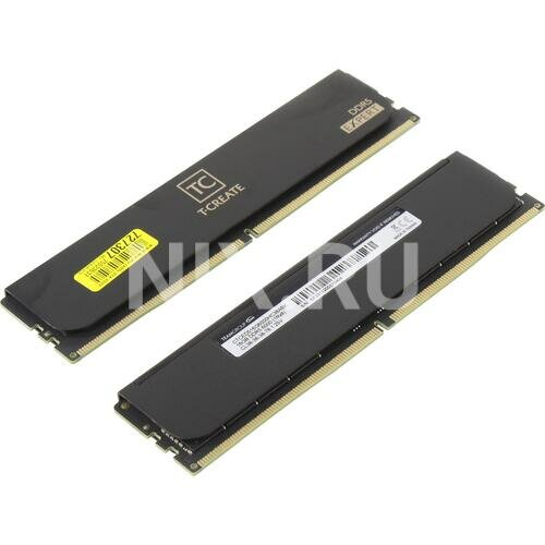 Оперативная память Team Group DDR5 32GB (2x16GB) 6000MHz pc-48000 T-Create Expert CL38 1.25V Black (CTCED532G6000HC38ADC01)