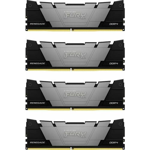 Оперативная память для компьютера 128Gb 4x32Gb PC4-25600 3200MHz DDR4 DIMM CL16 Kingston Fury Renegade KF432C16RB2K4128 34543₽