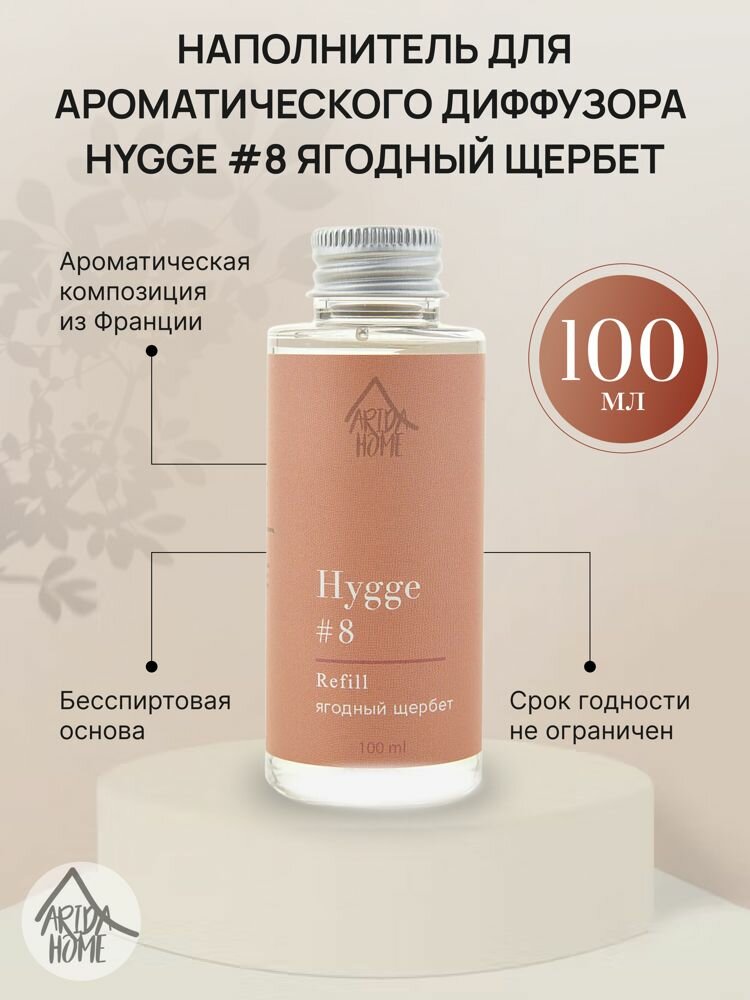 Наполнитель для диффузора Hygge 8 Ягодный щербет 100 мл