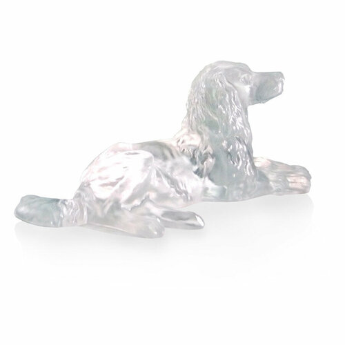 Фигурка Cristal de Paris Собака лежащая 6х10 см, п/к