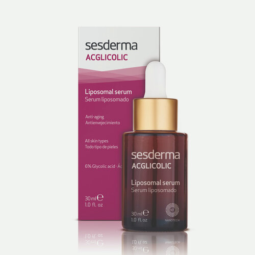 Изображение товара Sesderma ACGLICOLIC Сыворотка для кожи лица липосомальная с гликолевой кислотой и стволовыми клетками, 30 мл
