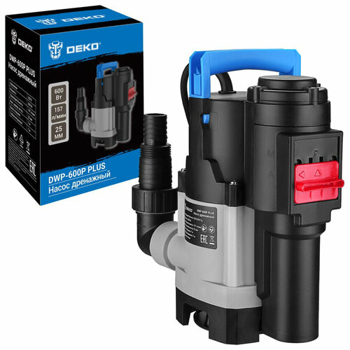 Насос дренажный DEKO DWP-600P PLUS 600 Вт 4190₽