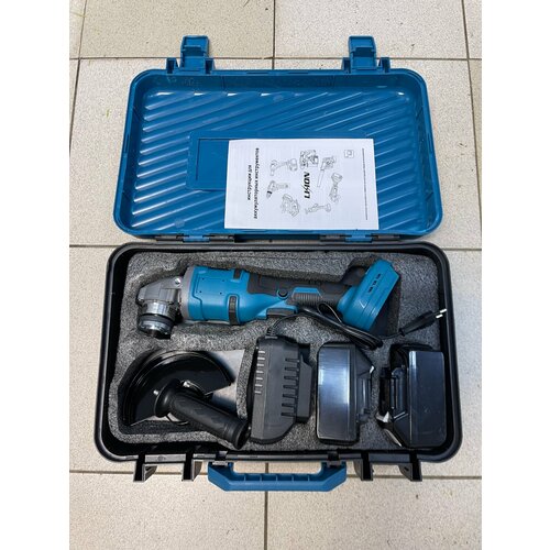 Угловая шлифовальная машина УШМ аккумуляторная2 АКБ 36V 60Ah диск 125мм зеленая 6500₽