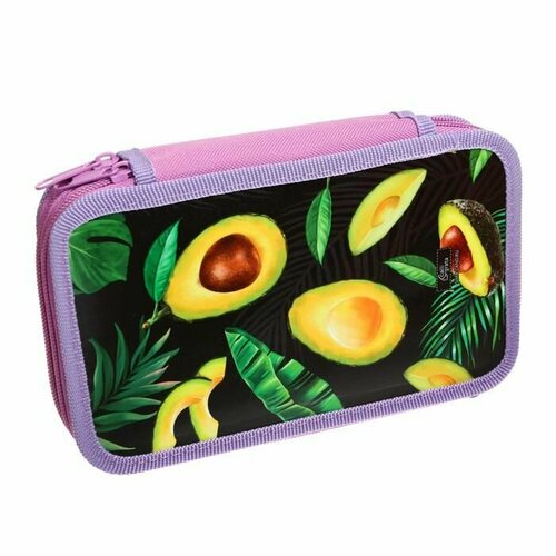 Пенал 2 секции Авокадо классика