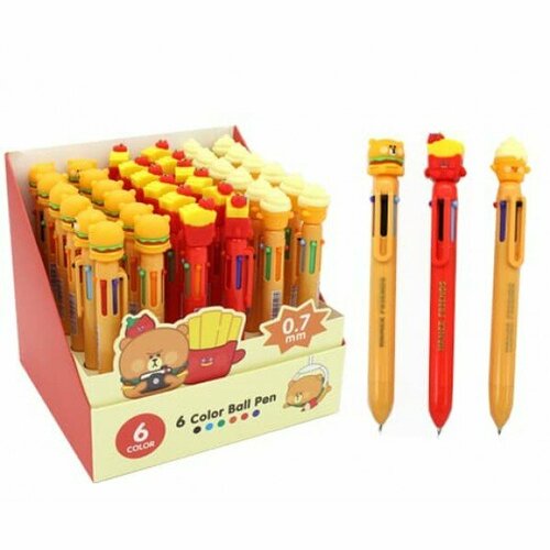 Ручка 6 цв. Фигурная CX-25/CT-23 