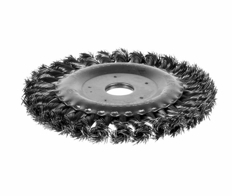 Щетка для УШМ дисковая из крученой проволоки Dexter 150 мм