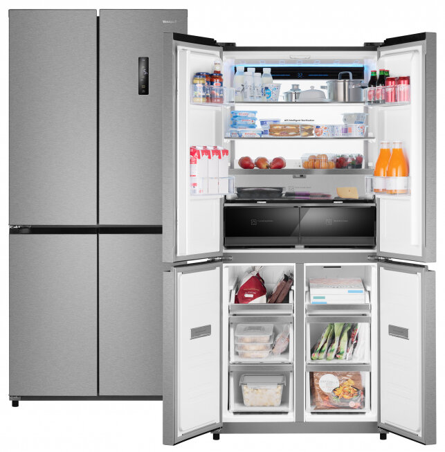 фото Трехкамерный холодильник Weissgauff WCD 450 XNF Built-in