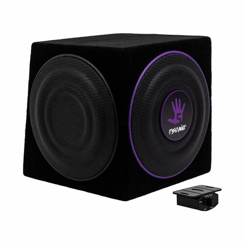 Сабвуфер активный корпусной 150 Вт FIVE BA8 20 см c 2-мя пассивными излучателями 16 см 16437₽