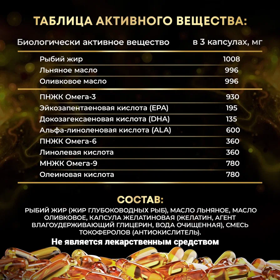 Картинки Рыбий жир Омега 3- 6- 9 aTech nutrition БАД для всей семьи 300 капсул