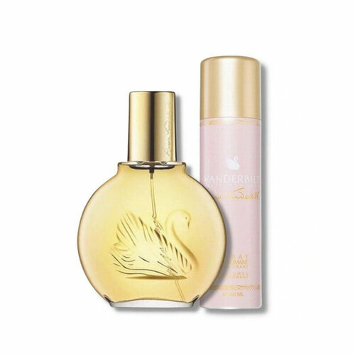 Gloria Vanderbilt набор туалетная вода 100 мл + дезодорант-спрей 150 мл / Глория Вандербильт / Лебедь