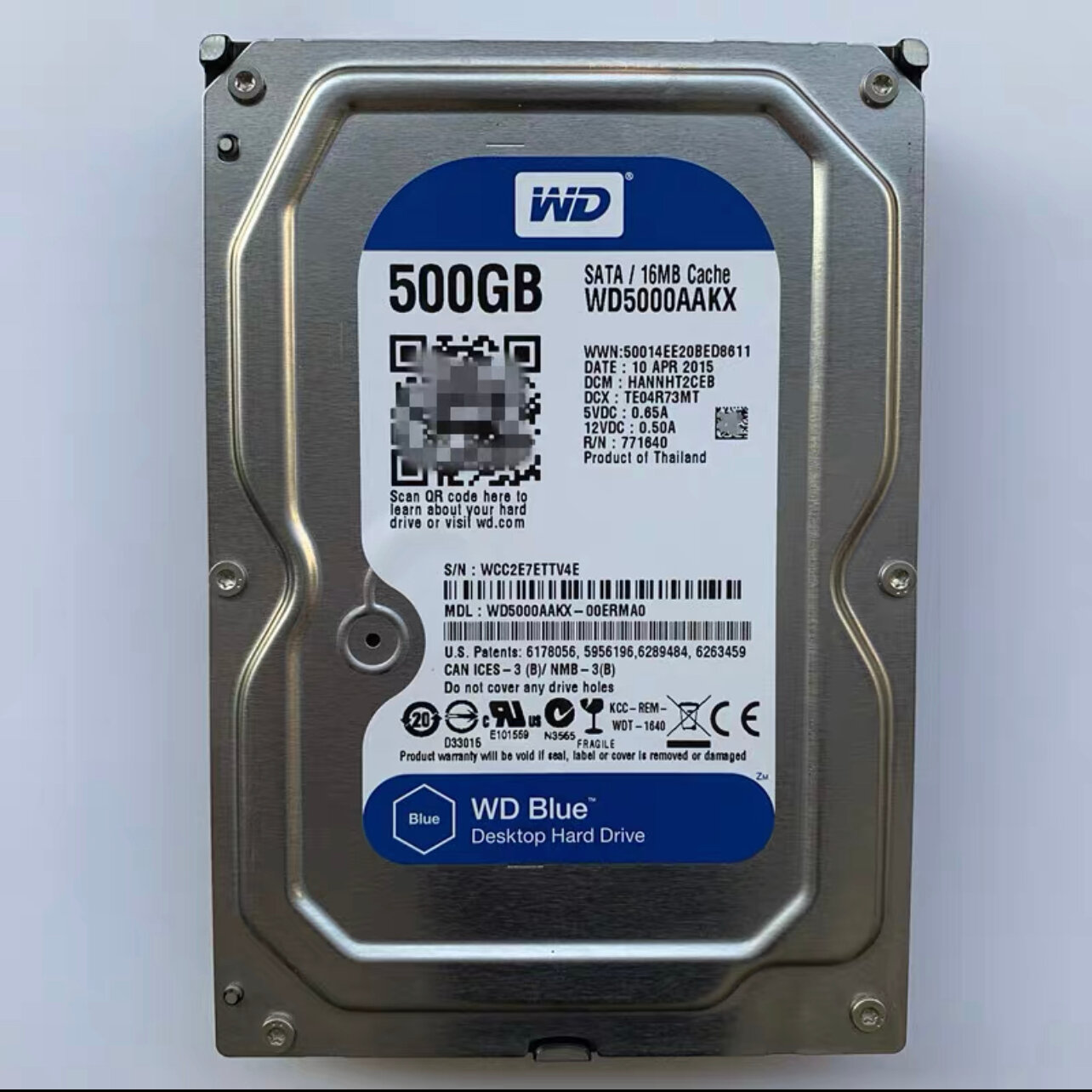 Жесткий диск Western Digital WD Blue 500 Гб WD5000AAKX