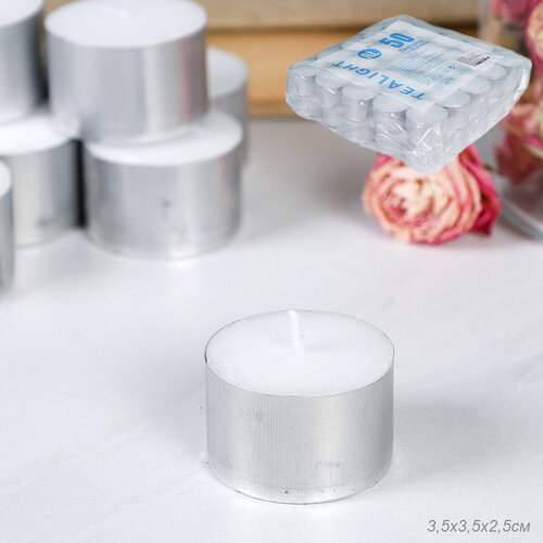 Набор свечей Гильза время горения 4 часа - 50 штук