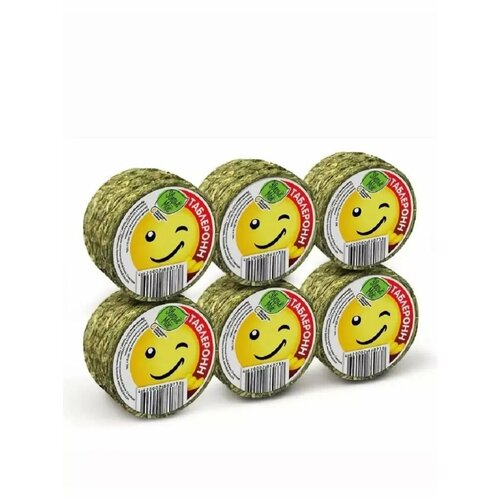 Таблеронн для грызунов сено луговое, упаковка 6 шт х 200 гр