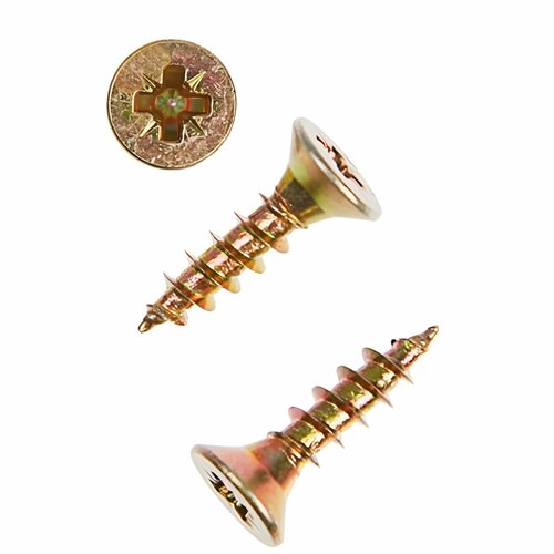 Шуруп универсальный 2,5х12 мм желтый цинк SG (упаковка 1000 шт)