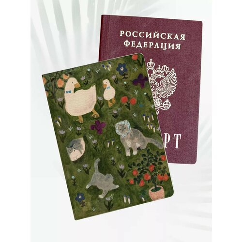 фото Обложка для паспорта poster maniac, белый