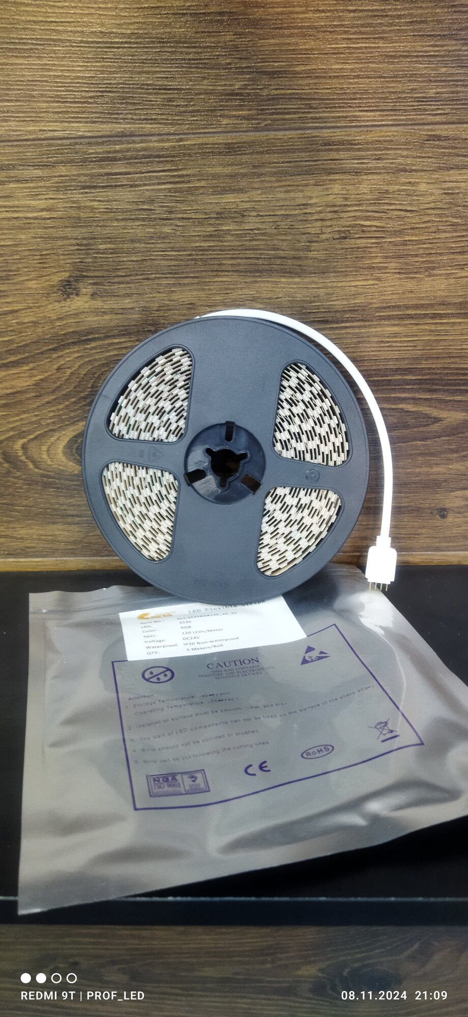 Светодиодная многоцветная RGB LED лента 5м 3535 SMD света диодная РГБ ЛЕД подсветка