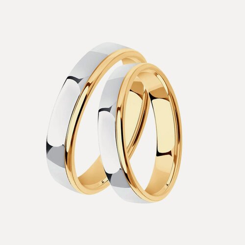 Изображение товара Кольцо обручальное, красное золото, 585 проба