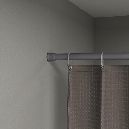Изображение товара Карниз для ванной комнаты IDDIS Элеганте (Elegante) SRC0120i14 110-200 см серый