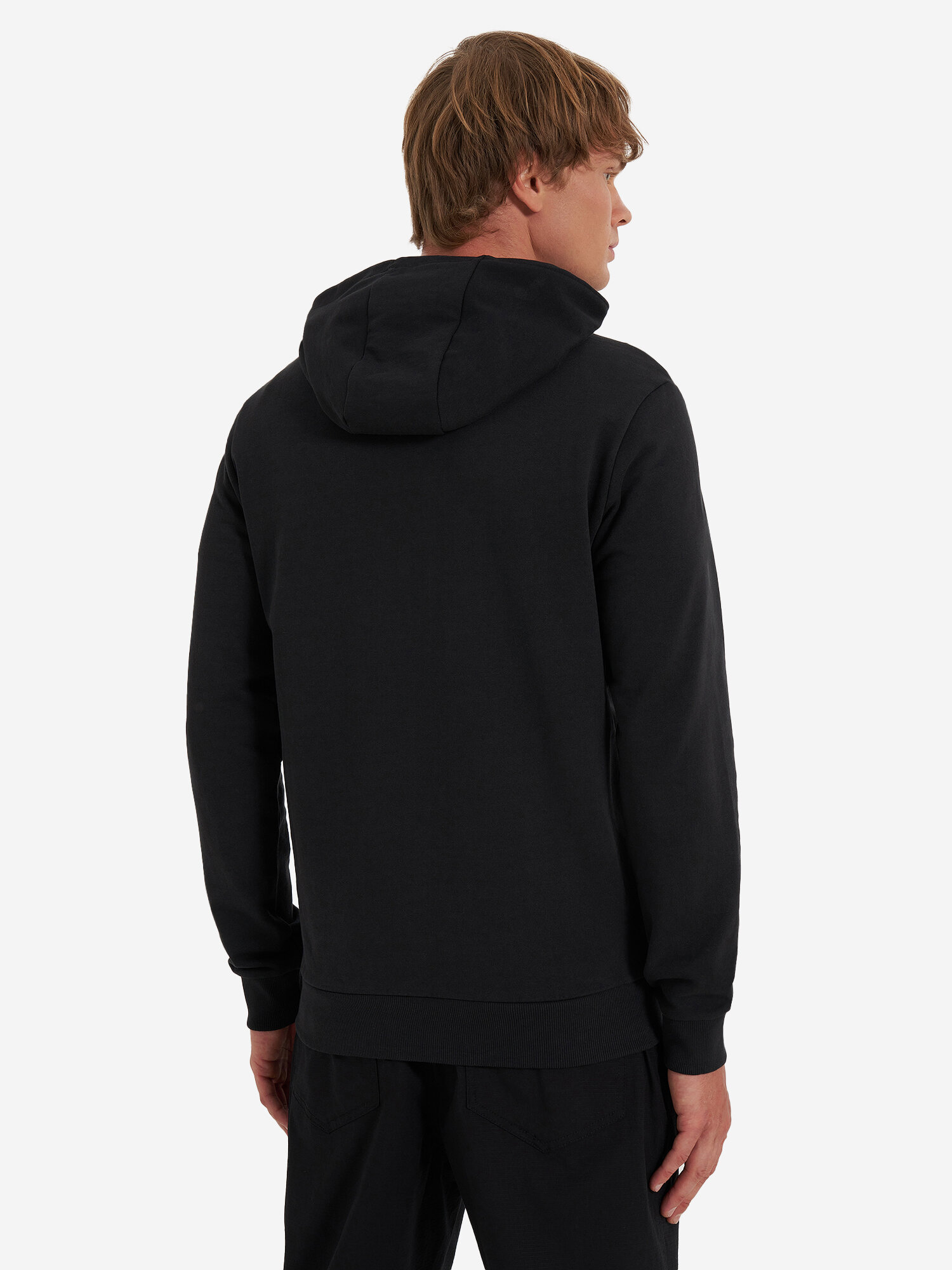 Толстовка Fila Men's Essentials hooded knitted jumper full zip, размер 48/50, , черный