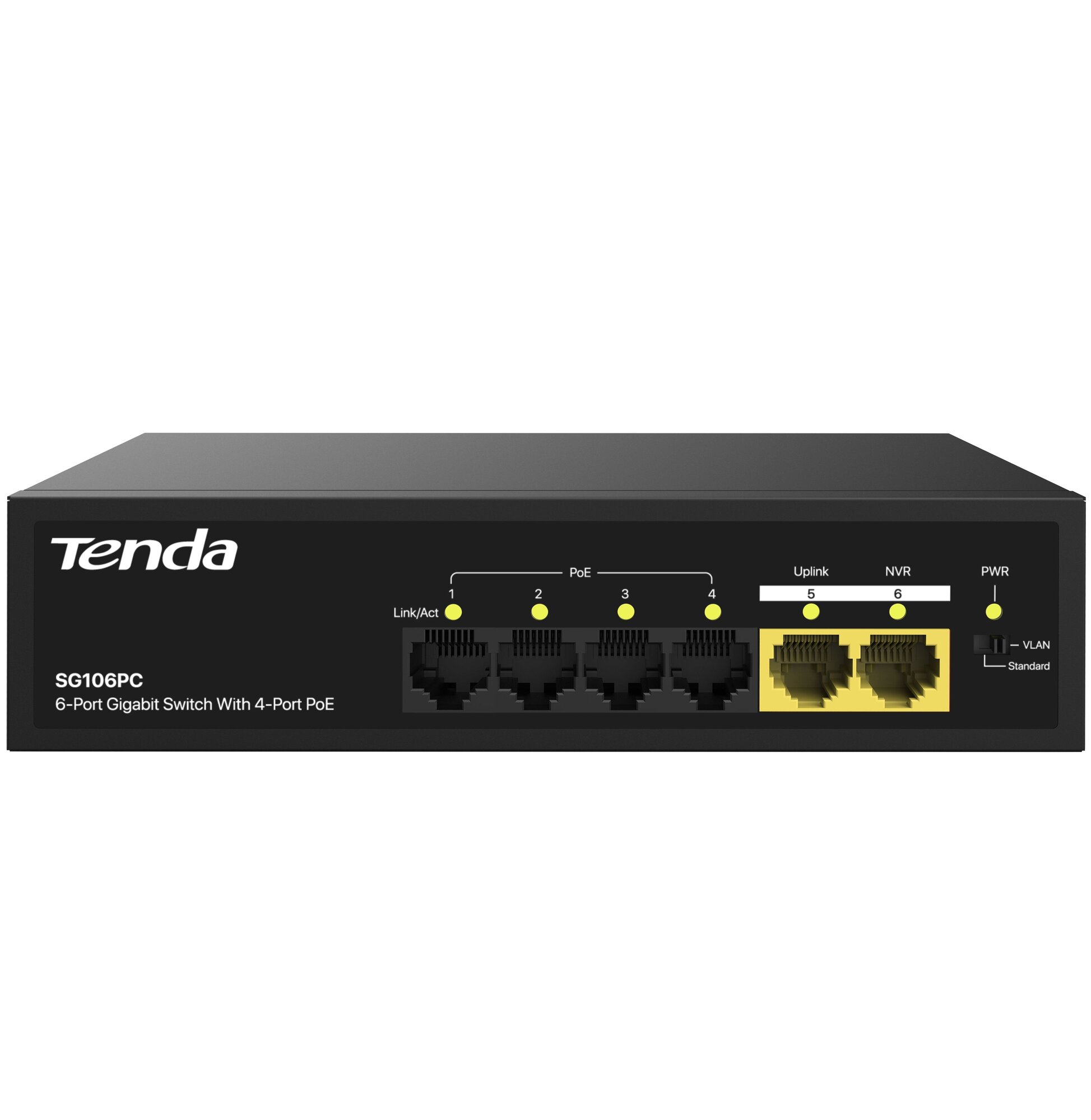 Коммутатор TENDA SG106PC 6PORT 10/100/1000M