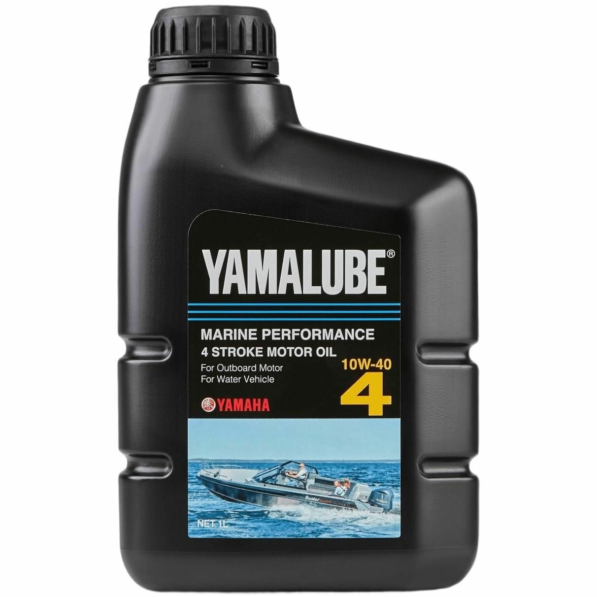 Масло моторное Yamalube 4 SAE 10W-40 API SJ Marine Mineral Oil (1 л) — фото 1