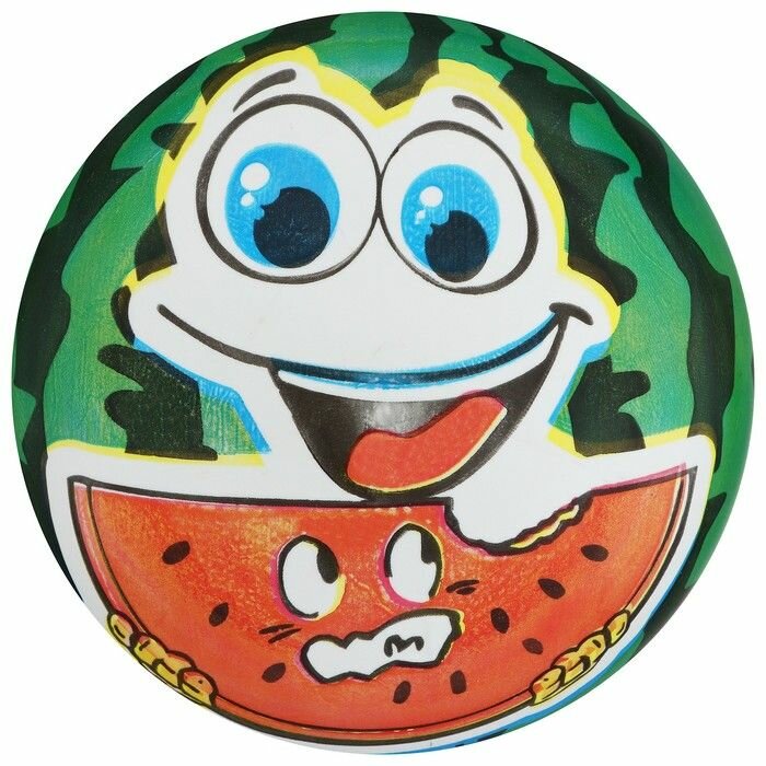 Мяч детский КНР "Арбузик" 22 см, 60 г (7413821)