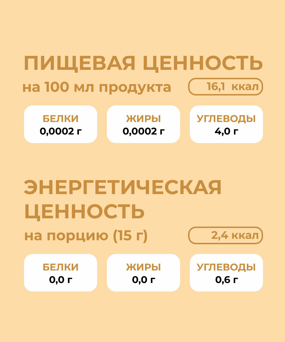 Сироп для кофе, для чая, для напитков, zero без сахара, низкокалорийный "Ноль грамм" Ванильный, 500мл — фото 1