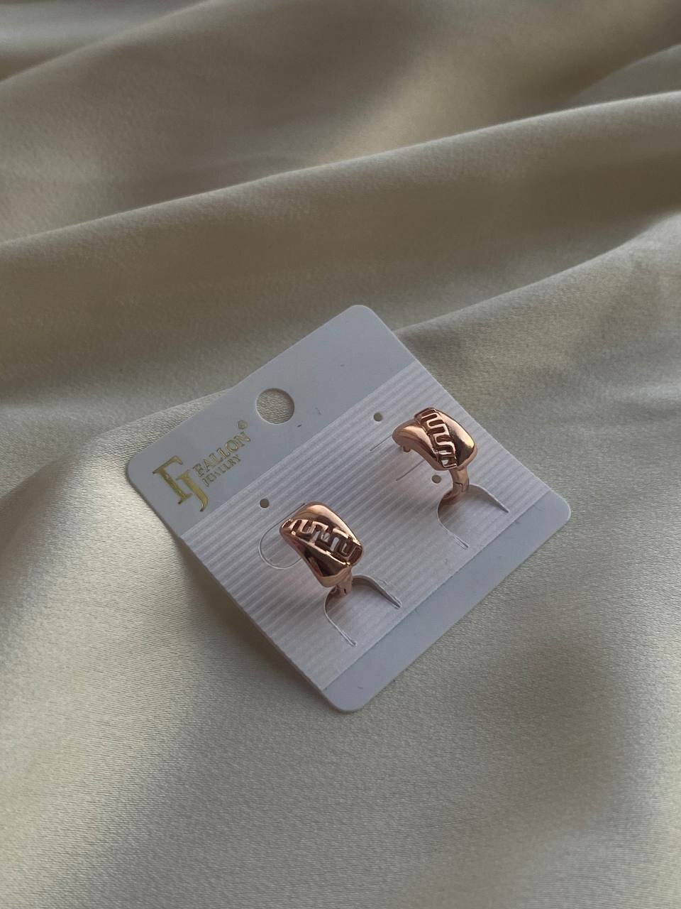 Серьги, фианит