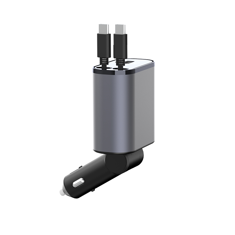 Зарядное устройство, автомобильное, с USB Type-C, для телефона — фото 1