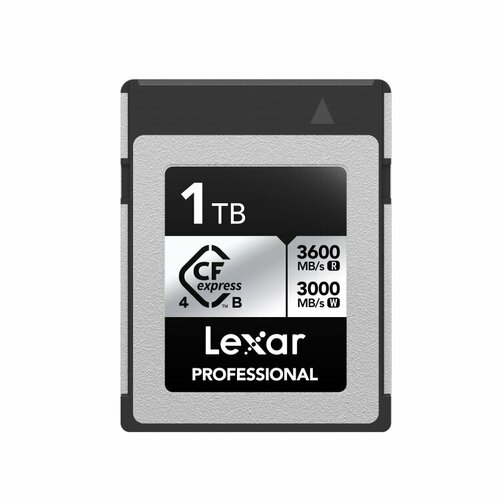 Карта памяти Lexar Professional Silver CFexpress Type B 4.0 1TB, R/W 3600/3000 МБ/с