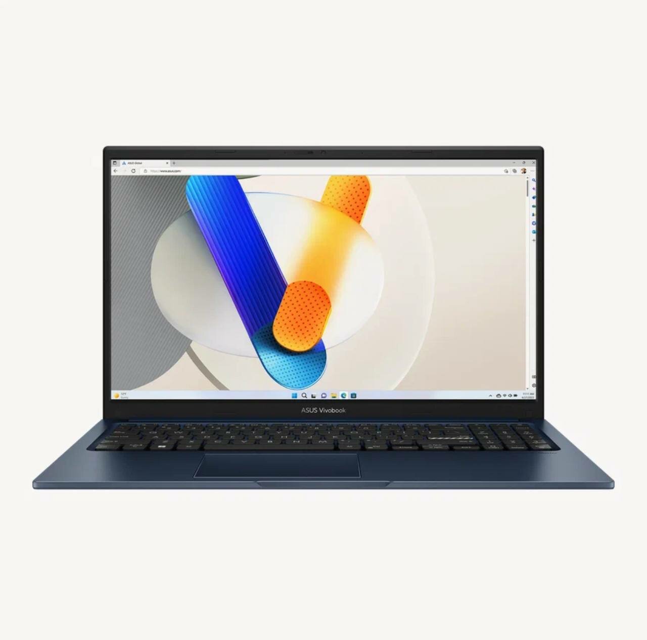 17.3" Ноутбук ASUS Vivobook 17X (Intel Core i5 1235U (1.3 ГГц), RAM 16 ГБ, SSD 1024 ГБ, Intel Iris Xe Graphics, Windows 11 Pro + Microsoft Office 2021, синий)