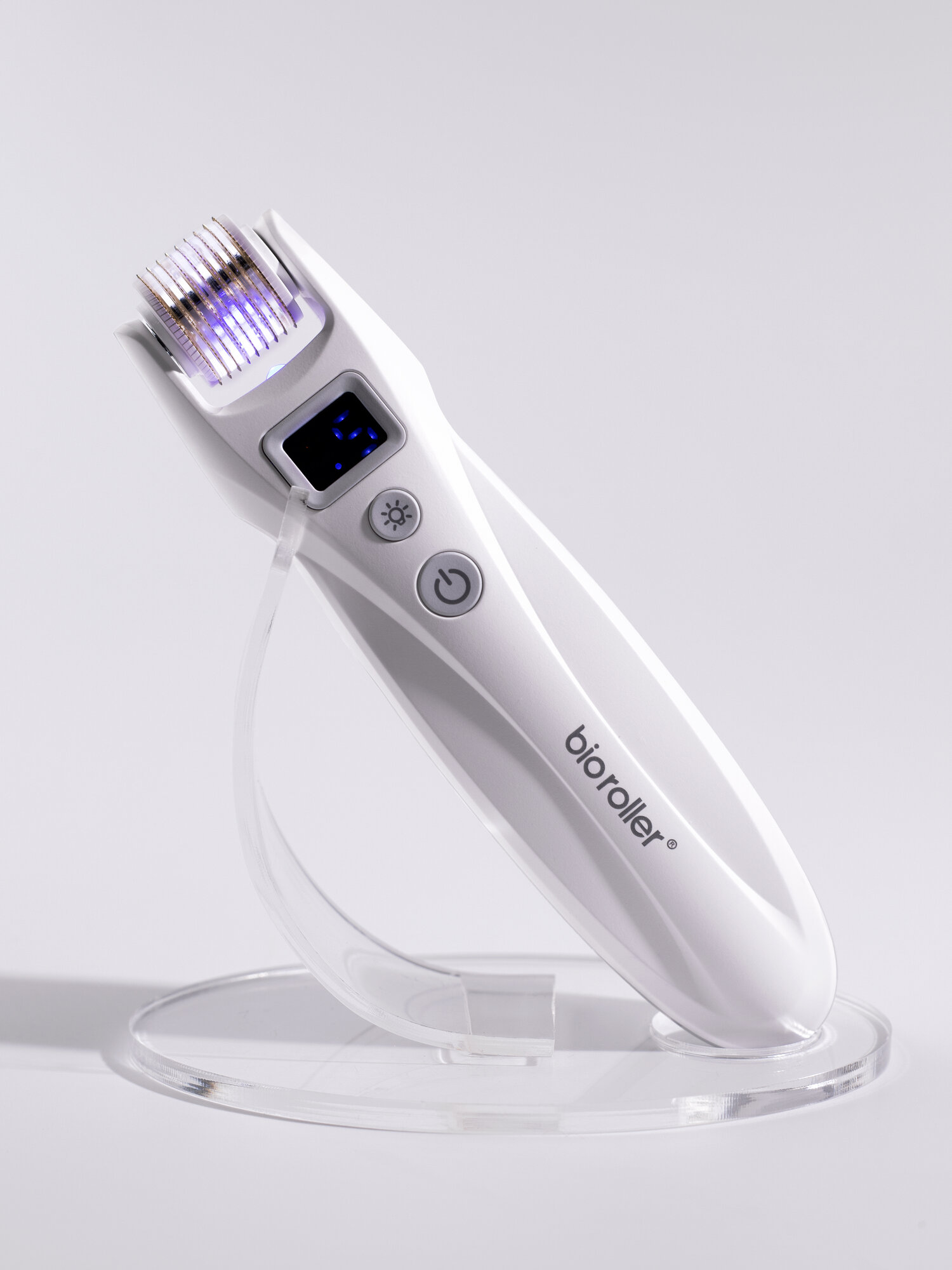 Мезороллер с 2 насадками Mezonica Bio Roller G5 для микронидлинга и микротоковой терапии